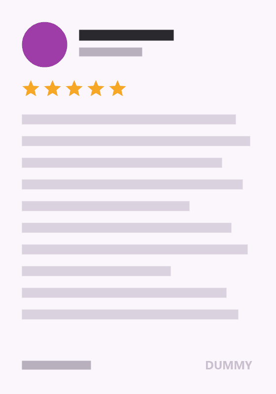 Customer review 1